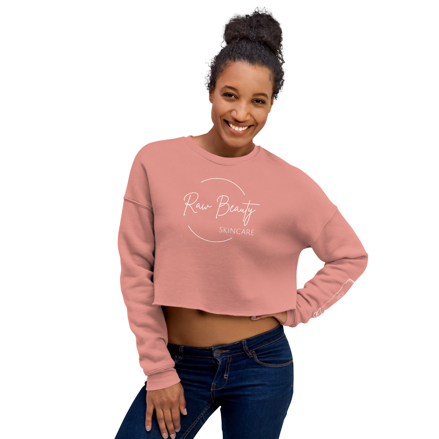 Raw Beauty - Sunblock Sleeve Crop Sweatshirt