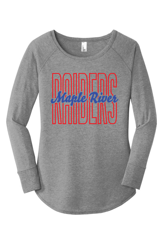 DOCTOR - District Women's Long Sleeve Tunic Tee - Maple River