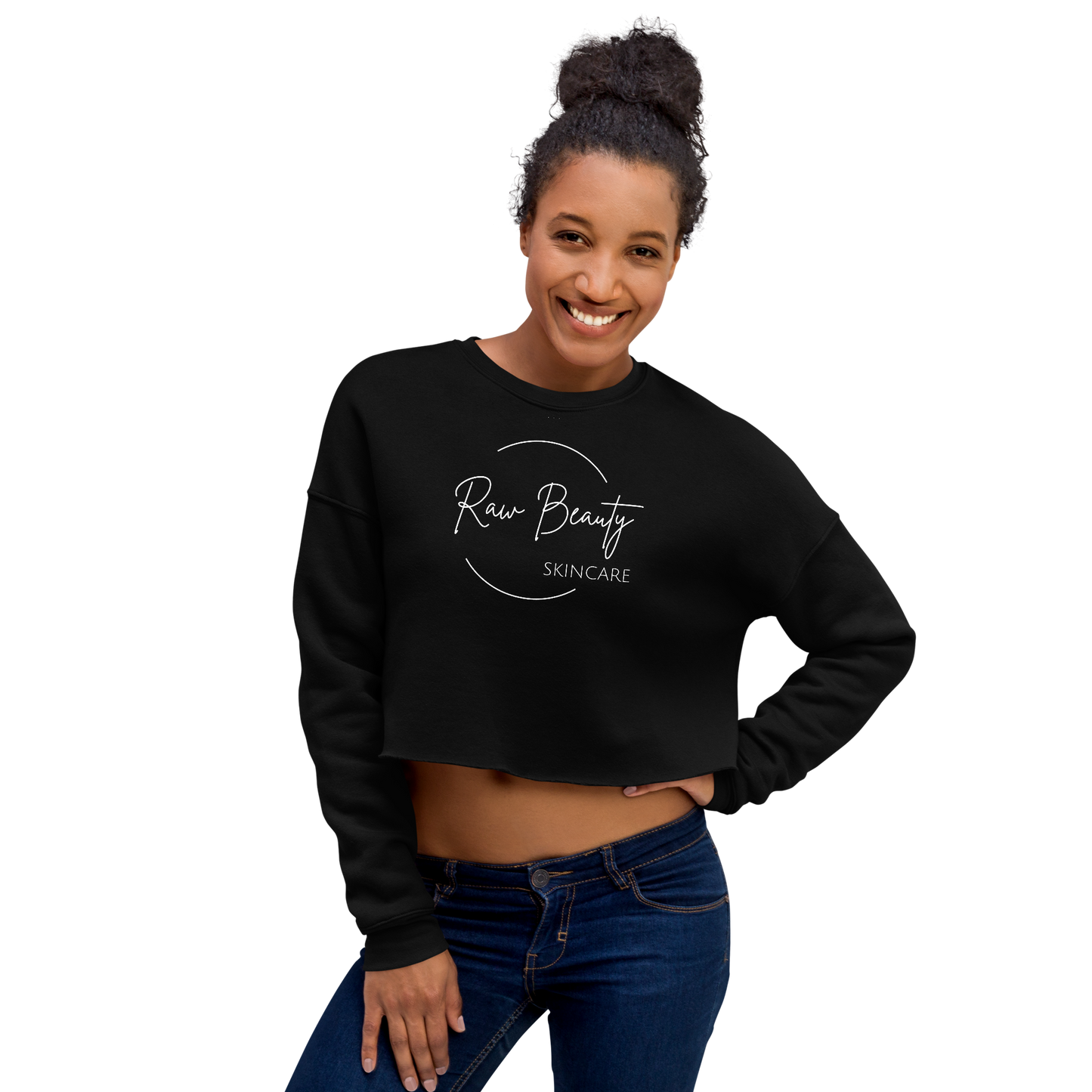 Raw Beauty - Logo Crop Sweatshirt